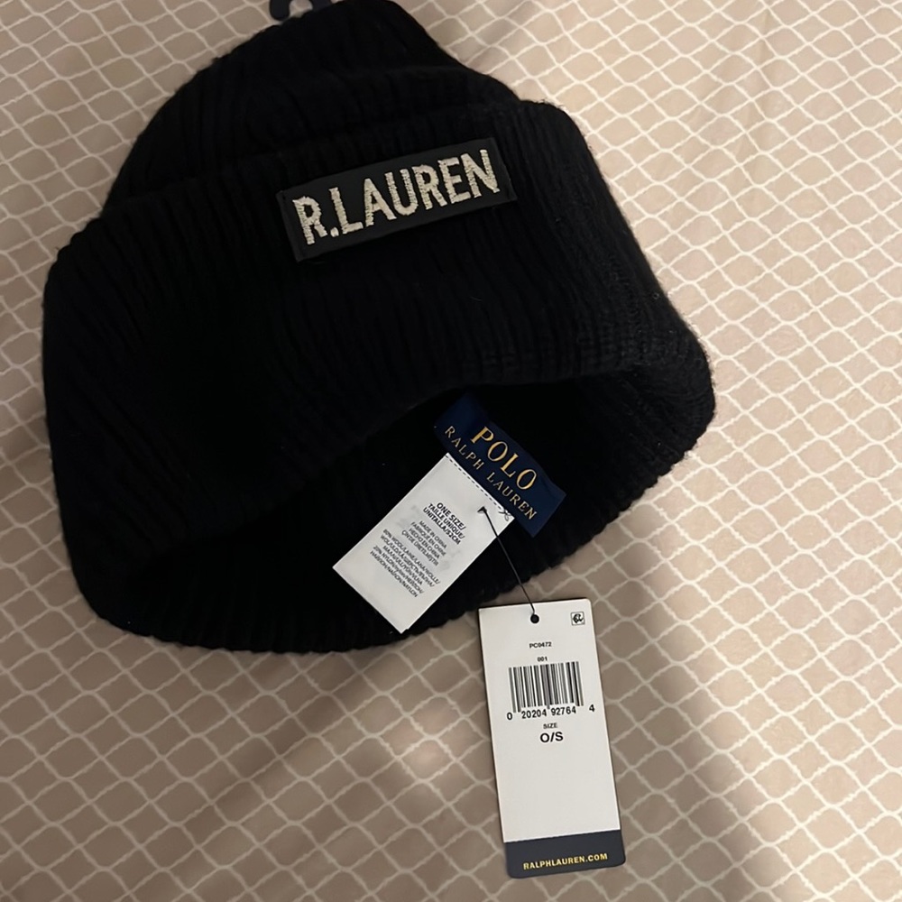 Polo Ralph Lauren St. Andrew Surplus Wool Cuff Beanie NWT